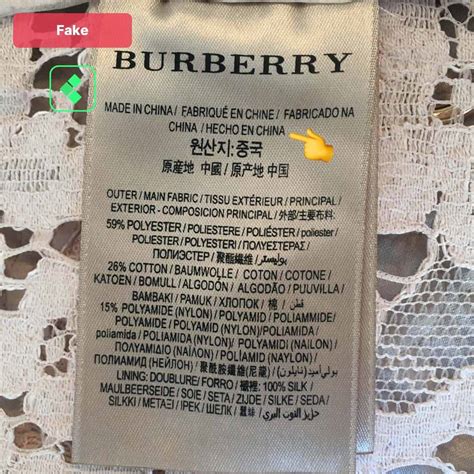 burberry dress fake